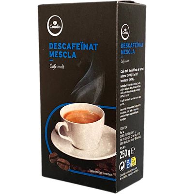 Cafe Molido Condis Descafeinado Mezcla 250 G