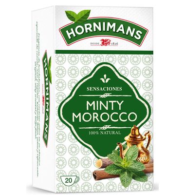 Infusión Minty Morocco HORNIMANS, caja 20 sobres 20 unidades