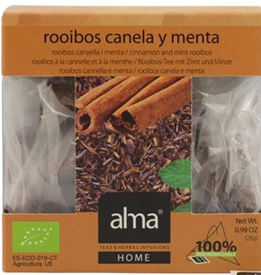 Rooibos Alma Home Canela Y Menta 15 Unidades