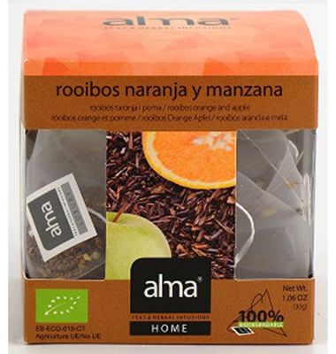 Rooibos Alma Home Naranja Y Manz 15 Unidades