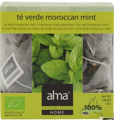 Té Verde Ec Alma Home Moroccan Mint 15 Unidades