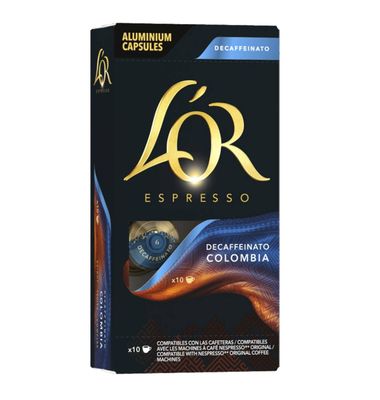 Capsulas L'Or Colomb.Descafeinado 10 Unidades