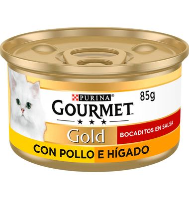 Comida Gato Gourmet Go Pollo & Higado 85 G