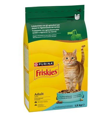 Comida Gato Friskies Atún-Verdura 1,5 kg