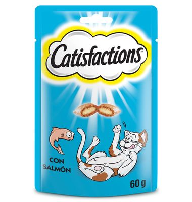 Snack Gato Catisfactions Salmón 60 G