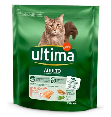Comida Gato Ultima Adult Salmón 750 G