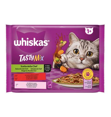 Comida Gato Whiskas Tasty Mix 340 G