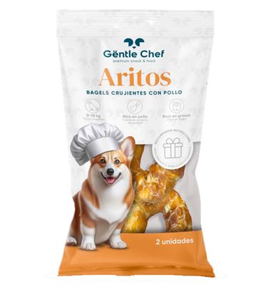 Comida Perro Aritos G.Chef Pollo Mini 2 Unidades 110 G