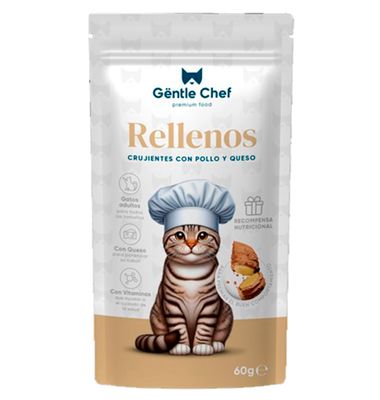 Snack Gato G.Chef Relleno Pollo / Queso 60 G