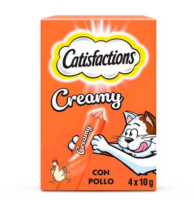Snack Gato Catisfactions Creamy Pollo 40 G