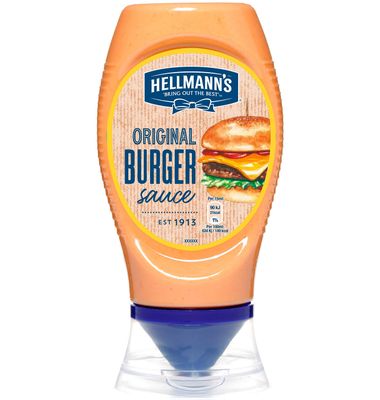 Salsa burger HELLMANN'S, bocabajo 250 g