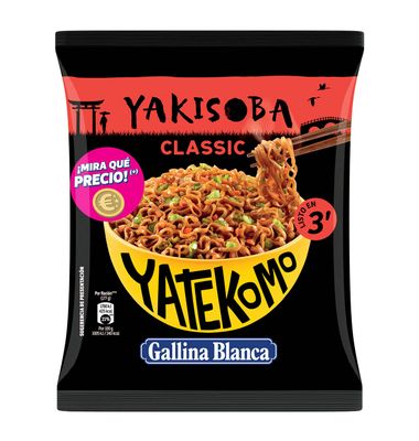 Yatekomo Yakisoba Gallina Blanca classic Sobre 1 Unidad