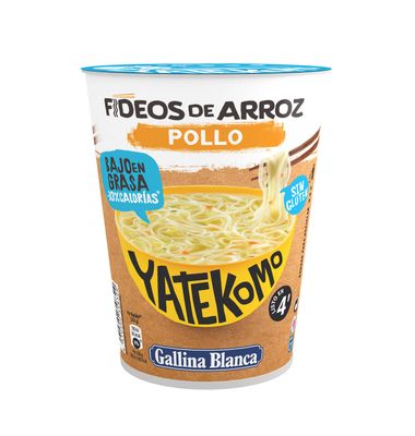 Yatekomo Gallina Blanca Fideos De Arroz Pollo 53G