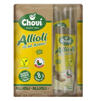 Allioli Chovi Bolsa 8 Unidades 160 ml 8 x 160 ml