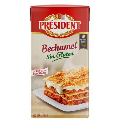 Salsa Président Bechamel Sin Gluten 500 ml