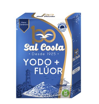 Sal yodo-fluor COSTA, paquete 1 kg