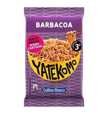 Yatekomo Gallina Blanca Fideos Barbacoa 82 G
