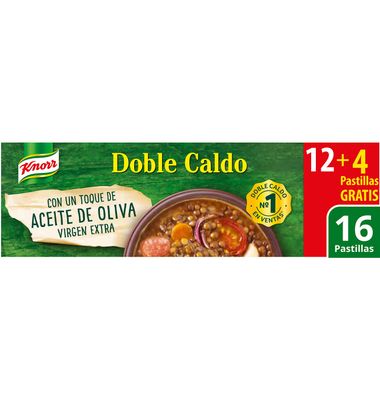 Caldo de pescado en pastillas KNORR, 12 pastillas. caja 120 g