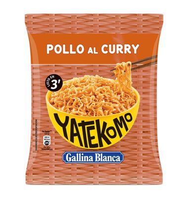 Yatekomo Gallina Blanca Pollo Al Curry 79 G
