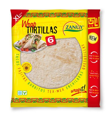 Wraps Zanuy Tortillas 6 Unidades
