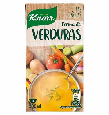 Crema de verduras mediterránea KNORR, brik 500 ml