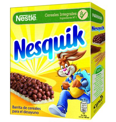 Barritas Nesquik Cereales 6 Unidades