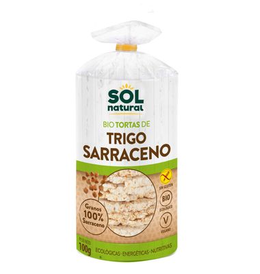 Biotortas Sol Natural Trigo Sarraceno 100 G
