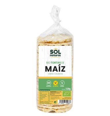 Tortas Sol Natura Bio Maiz 120 G