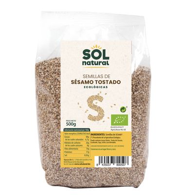 Semillas Sol Natura Sesamo Tostado 500 G