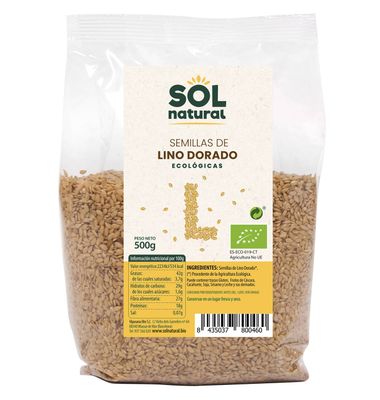 Semillas Sol Natural Lino Dorado Eco 500 G
