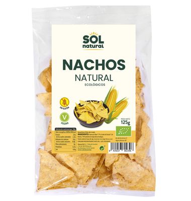 Nachos Sol Natural Maiz Eco Sin Gluten 125 G