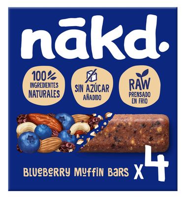 Barritas Nakd Arandanos 4 Unidades