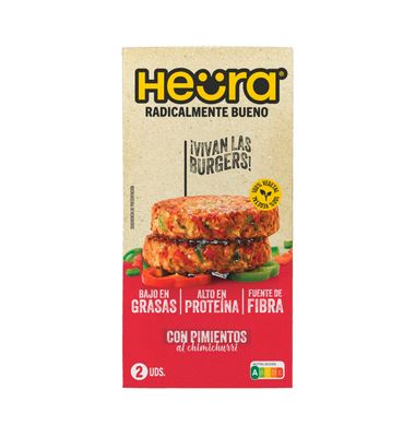 Hamb.Vegeta Heura Pim. Chimichur 160 G