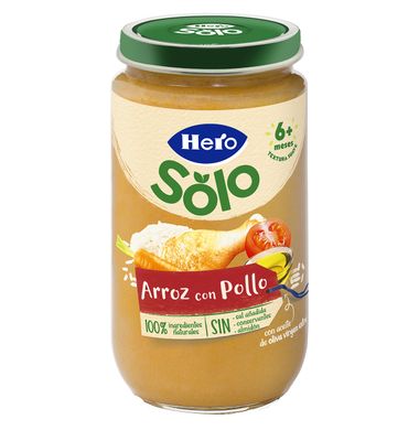 Tarrito Hero Baby Pollo-Arroz 235 G