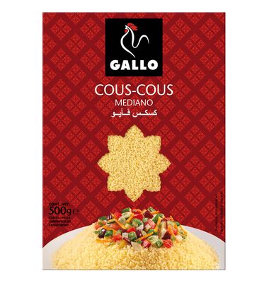 Cous cous mediano GALLO, caja 500 g
