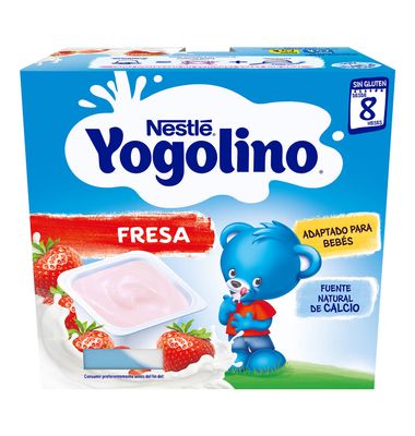 Postre Yogolino Fresa 4 X 100 G