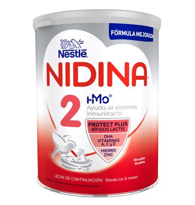 Leche de continuación NESTLÉ Nidina Premium 2, lata 800 g