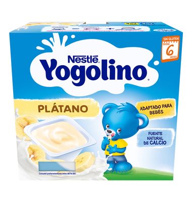 YOGOLINO Postres de plàtan 4 x 100 g
