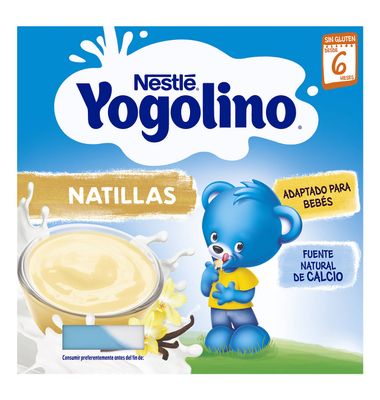 Postre Yogolino Natillas Sabor Vainilla 4 Unidades X 100G 4 x 100 g