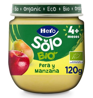 Tarrito Eco Hero Baby Solo Pera Y Manzana 120 G