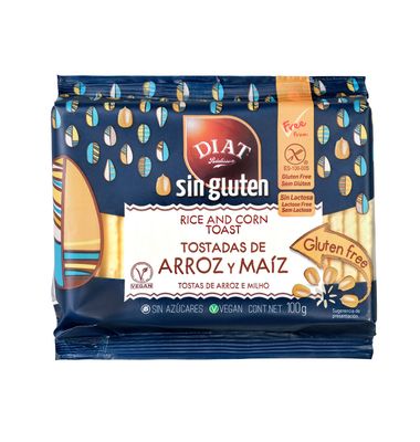 Tostadas Diat Rádisson Arroz Y Maiz Sin Gluten 100 G