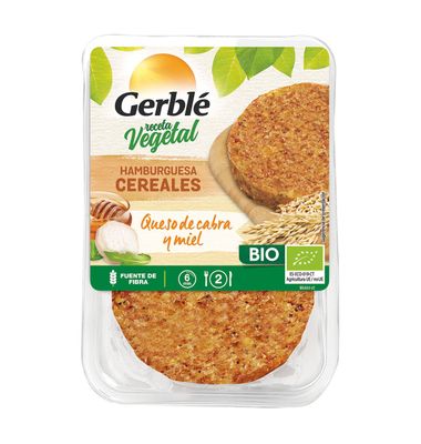 Hamburguesa Gerblé Cebada, Queso De Cabra Y Miel Bio 200 G