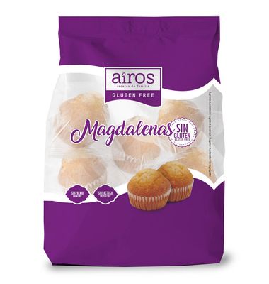Magdalenas Airos Sin Gluten 210 G