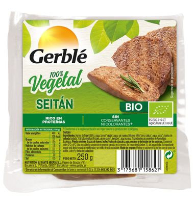 Seitán Bio Gerble 100% Vegetal 250 G