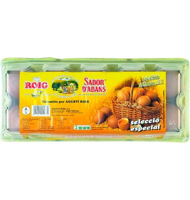 Huevos Roig l +68G Vitaminas 10 Unidades