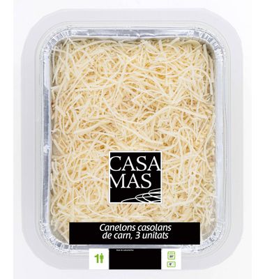 Canelones Casa Mas Caseros 3 Unidades 350 G