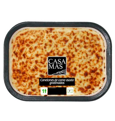 Canelones con Carne Asada 350 Gr
