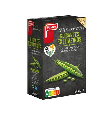 Guisante extrafino FINDUS Summum, caja 200 g