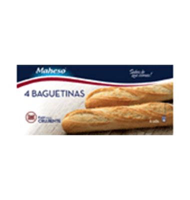 Baguetinas De Pan Maheso 4 Unidades