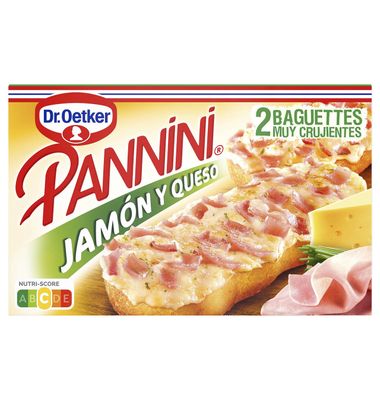 Pannini Dr. Oetker Jamón Y Queso 250 G